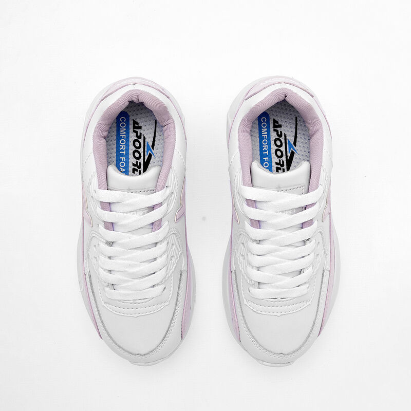 Apoort Tenis urbano para ni&ntilde;a blanco lila image number null