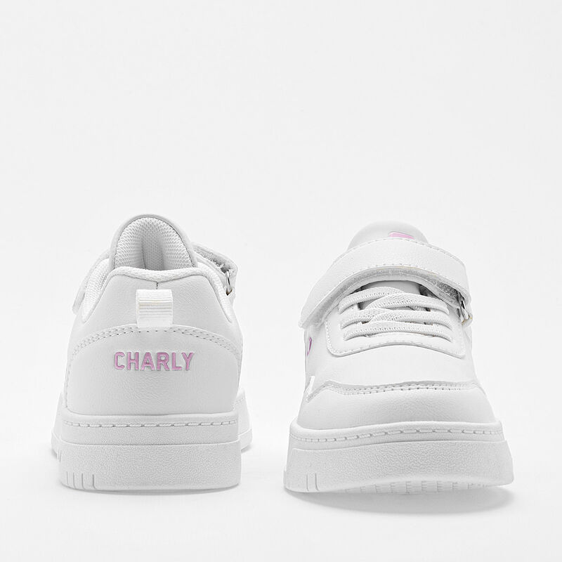 Charly Tenis Para Preescolar Ni&ntilde;a Blanco Cod 13... image number null