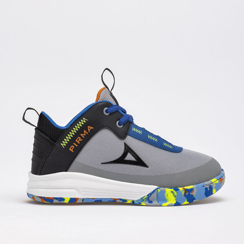 Pirma Tenis Para Preescolar Ni&ntilde;o Gris Multicolo... image number null