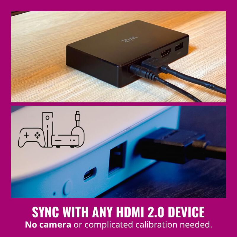Caja De Sincronizaci&oacute;n Hdmi Wiz Con Retroilumin... image number null