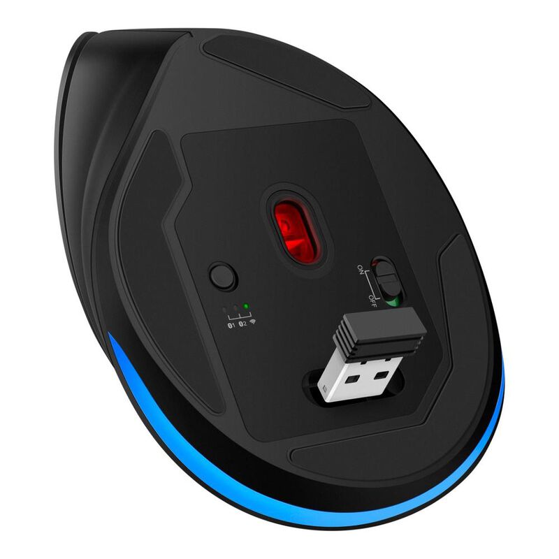 Mouse Bluetooth* / RF vertical multiequipo con ... image number null