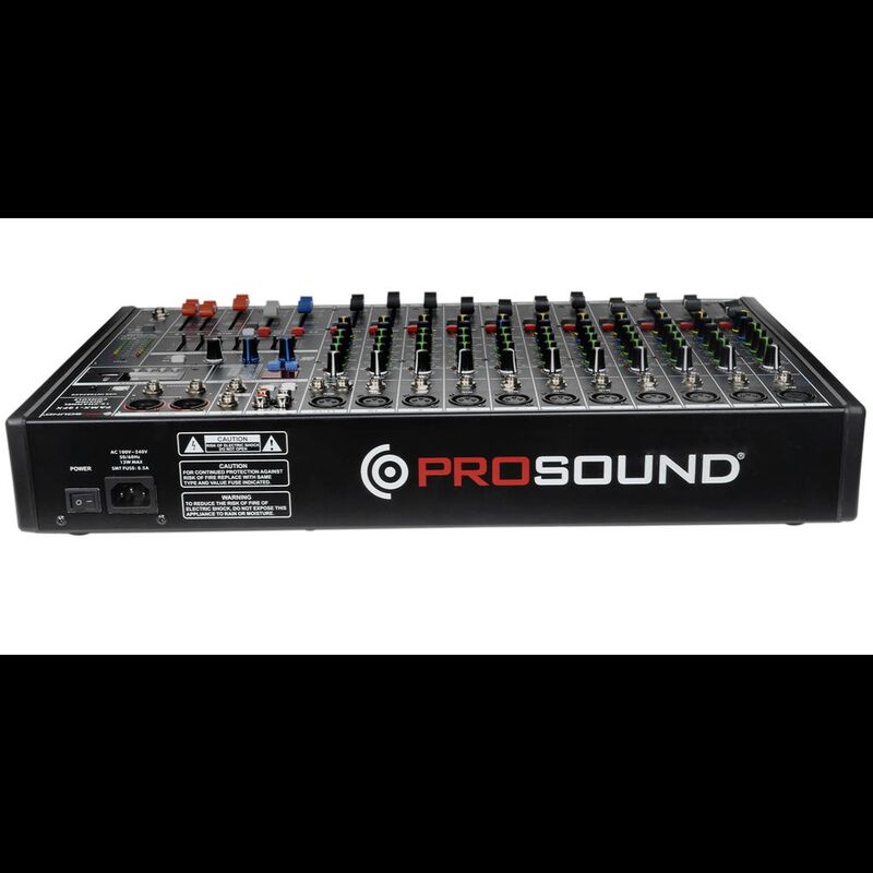 Prosound Pamx-12fx Mezcladora 12 Canales Blueto... image number null