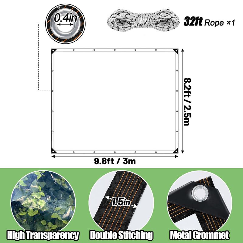 Lona Transparente Aulock 3 X 2,5 M Impermeable ... image number null