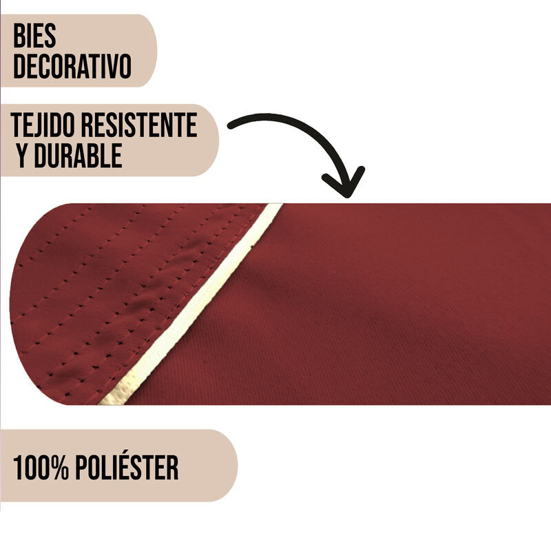 Cortinas Black Out Lisa Tinto Con Argollas image number null