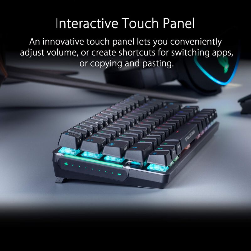 Teclado Asus Rog Falchion Nx 65% Inal&aacute;mbrico Rg... image number null