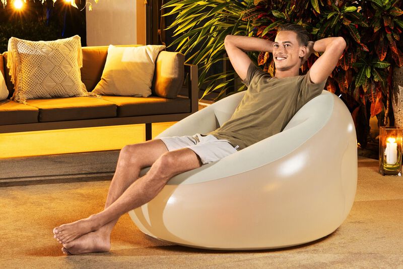 Sillón Inflable Individual 1 Modelo Color Coral... image number null