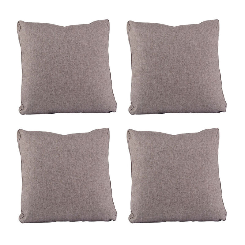 Set de 4 Cojines Dicasa ZitaOne Caf&eacute;  Claro image number null
