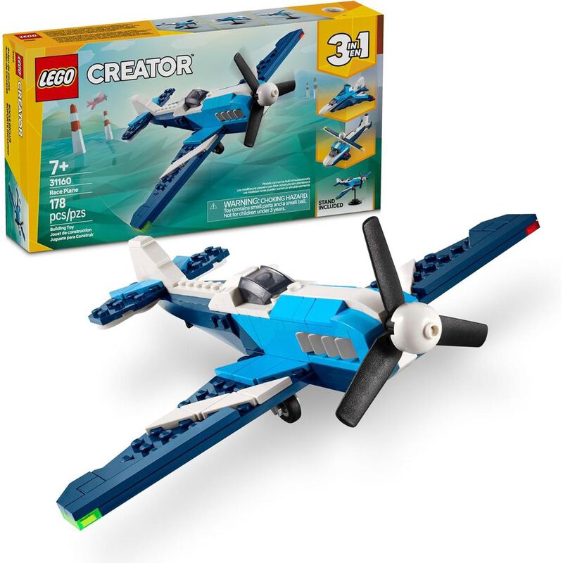 LEGO Creator 3en1 Aeronave: Avi&oacute;n de Carreras 3... image number null