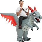Disfraz De Dinosaurio Tasanor, Drag&oacute;n Inflable Para Halloween, Adulto