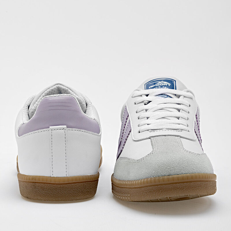 Apoort Tenis urbano para mujer blanco lila gris image number null