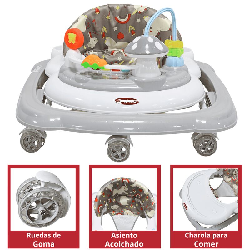 Andadera para Beb&eacute; Hongo Musical Juguetes Inter... image number null