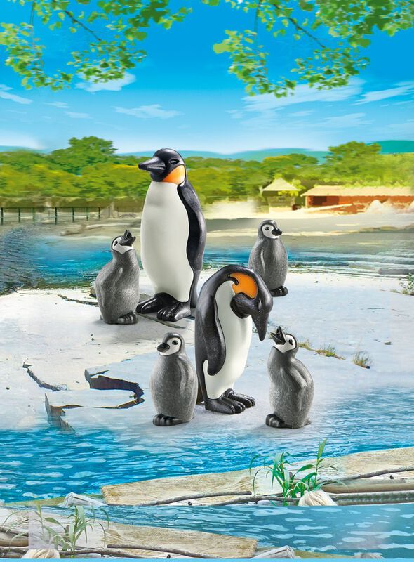 Kit De Construcci&oacute;n Playmobil Penguin Family Co... image number null