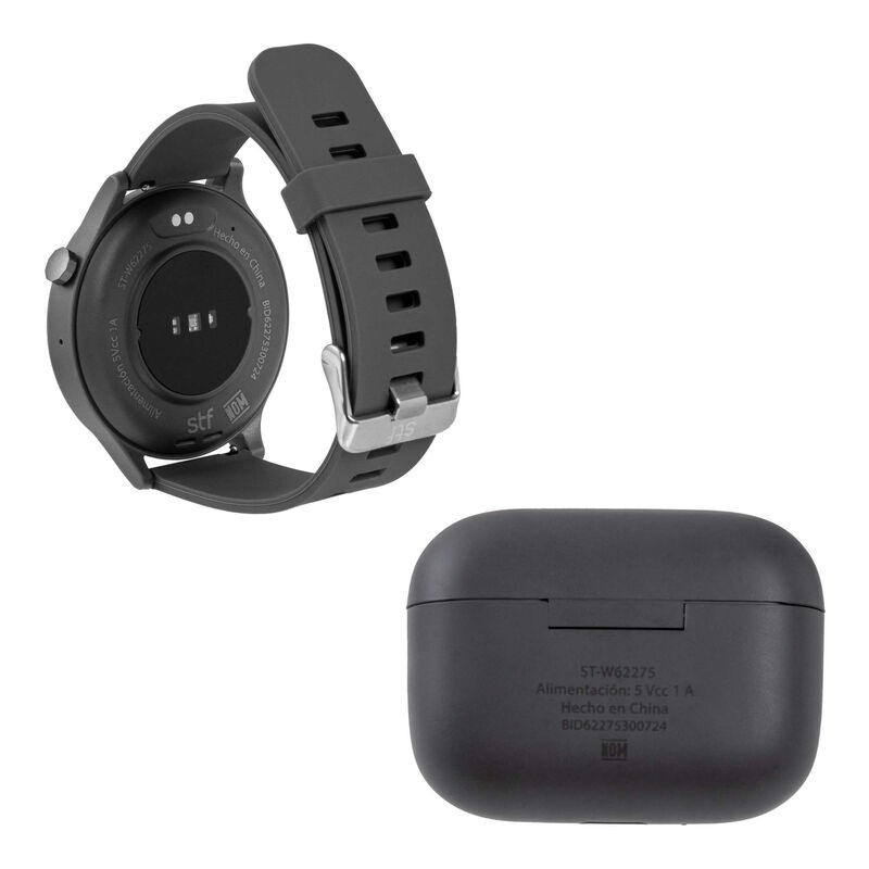 Smartwatch Kronos Sound Tws + Audifonos Negro image number null