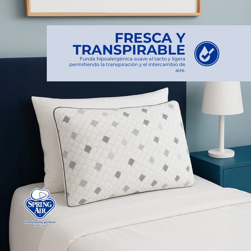 Spring Air Almohada Luxe-Carb&oacute;n Almohada Reduce... image number null