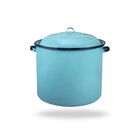 Olla Recta 42 Cinsa Azul Turquesa De 47lts