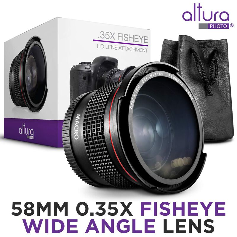 Lente Gran Angular Fisheye Altura Photo 58 Mm 0... image number null