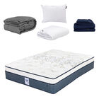 Colch&oacute;n Matrimonial Cantabria Spring Air + Almohada  One + Protector Cloud + S&aacute;banas Softy + Edred&oacute;n Homy Dicasa