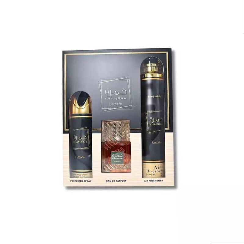 Set De Regalo De Perfume Lattafa Khamrah 100 Ml... image number null