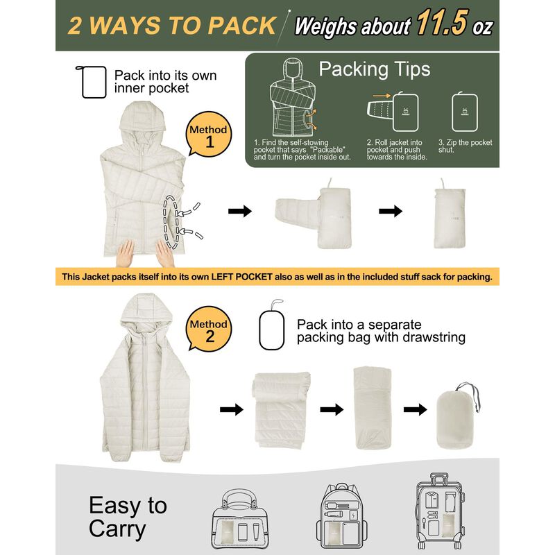 Chaqueta Ligera y Empacable Outdoor Ventures Mu... image number null