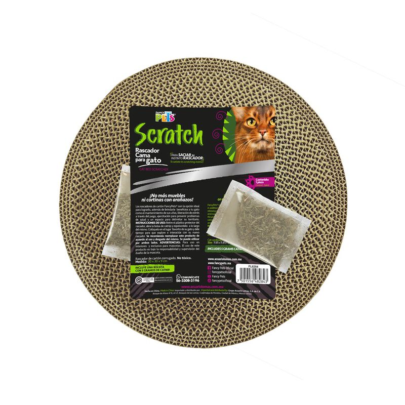 FANCY PETS. Rascador para Gato Circular 30cm. R... image number null