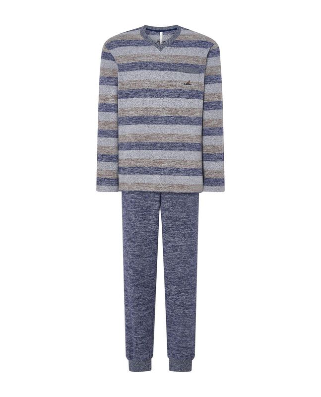 Pijama de Rayas Vigor&eacute; Gris image number null