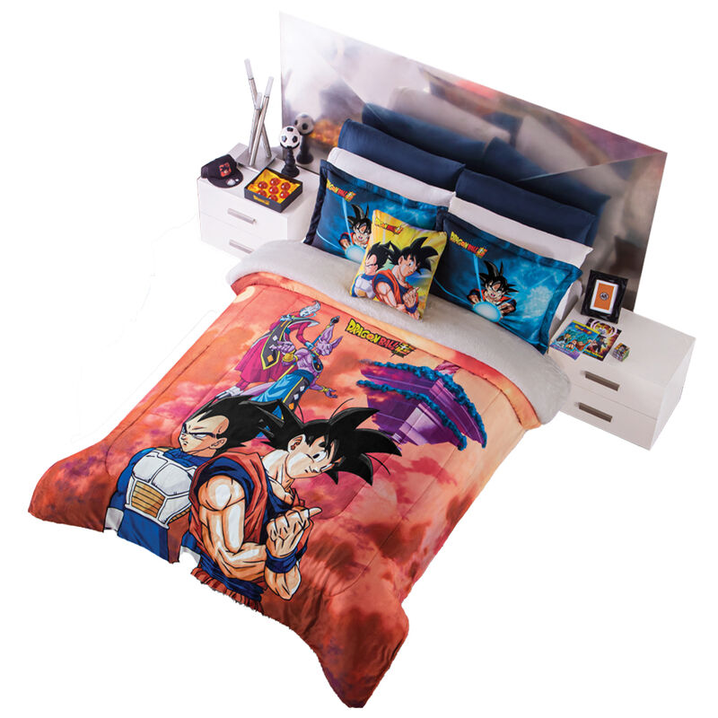 COBERTOR OZZY DRAGON BALL SUPER V2 BEIGE MAT/IN image number null