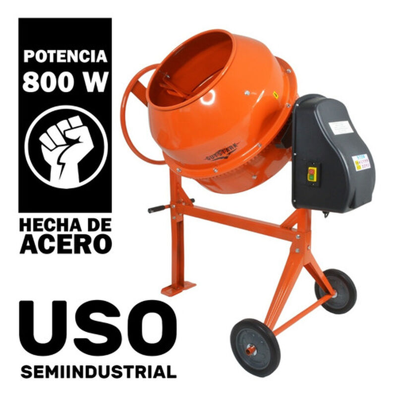 Revolvedora de Concreto El&eacute;ctrica 1/2 Saco 1 Hp... image number null