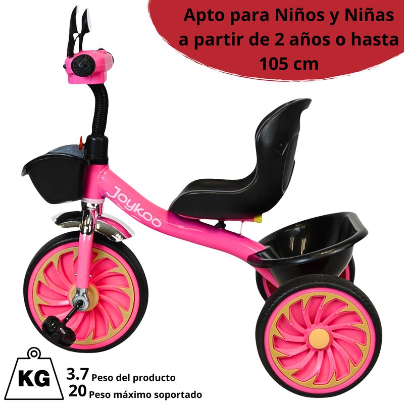 Triciclo para Niños Torreta con Luz y Sonido Ru... image number null