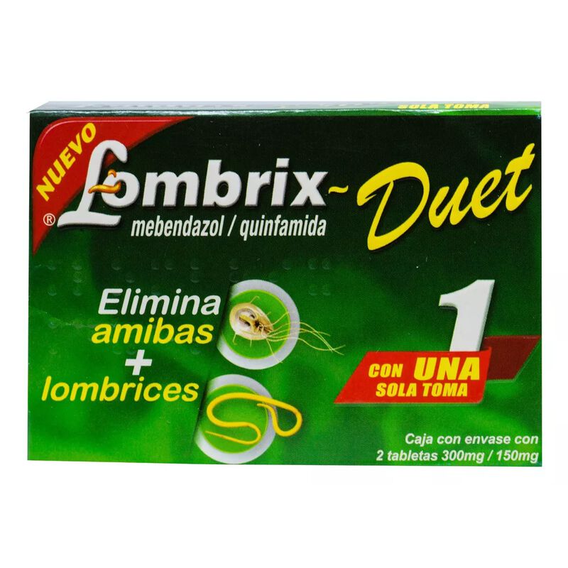 L-ombrix 300/150 Mg Caja 2 Tabletas image number null
