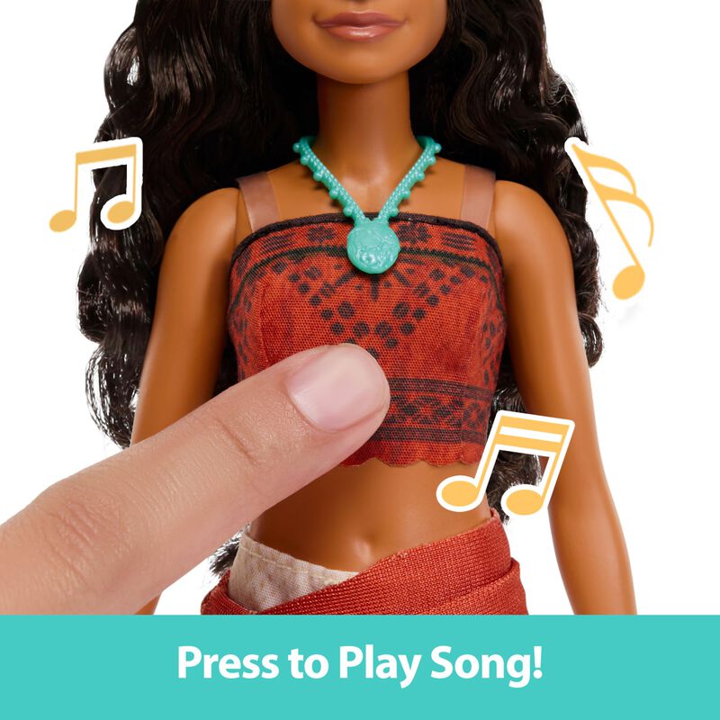Mu&ntilde;eca De Juguete Mattel Moana Cantante Con Acc... image number null