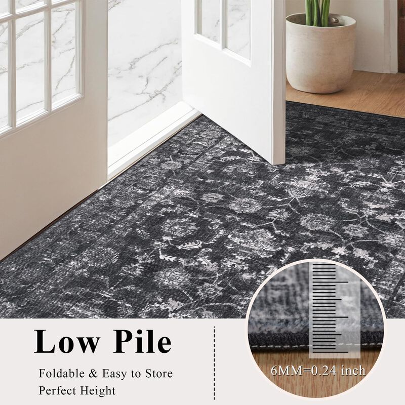 Alfombra Duidy 2,4x244 cm Lavable Antideslizant... image number null