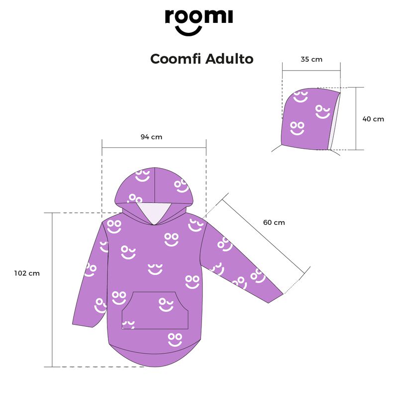 Pijama Adulto Unitalla Sudadera Cobija Roomi Co... image number null