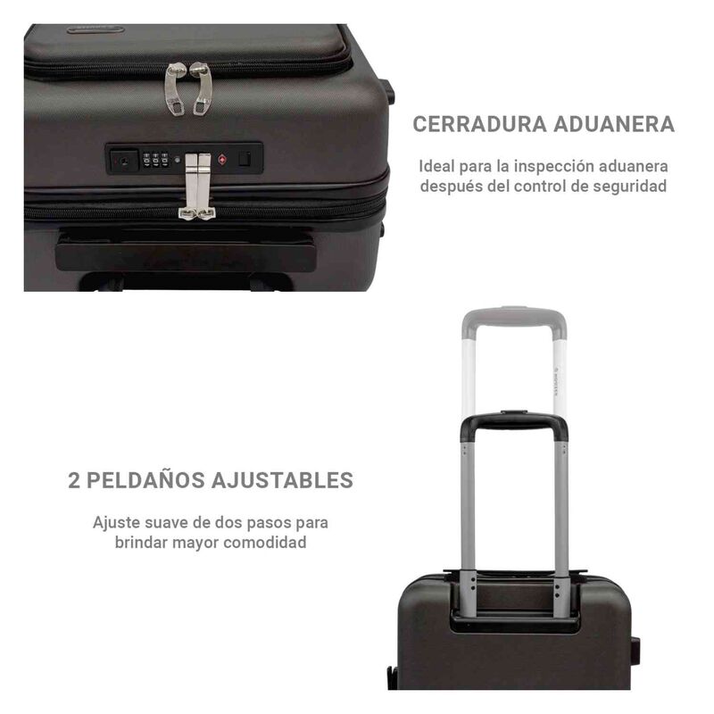 Set Kit 2 Maletas 21  Y 18  Viaje 4 Ruedas 360&deg;... image number null
