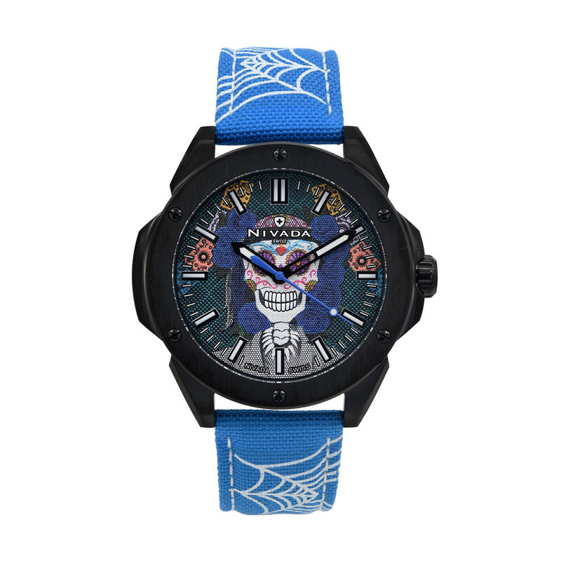 Reloj Nivada Catrina Pvd/Nylon Azul &Iacute;ndices image number null
