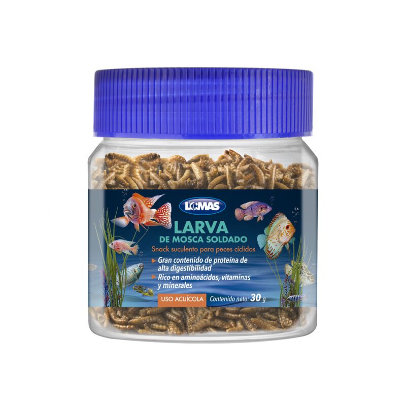 Lomas Snack Larva De Mosca Soldado Con Gran Con... image number null