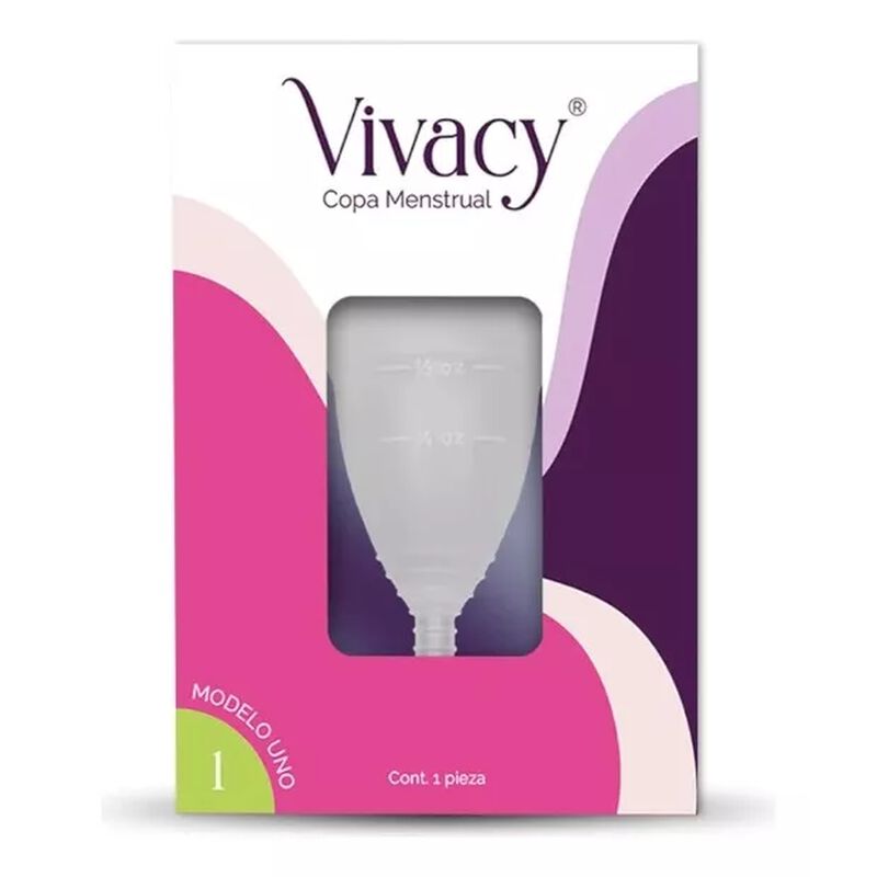 Copa Menstrual Vivacy Modelo 1 Color Transparen... image number null