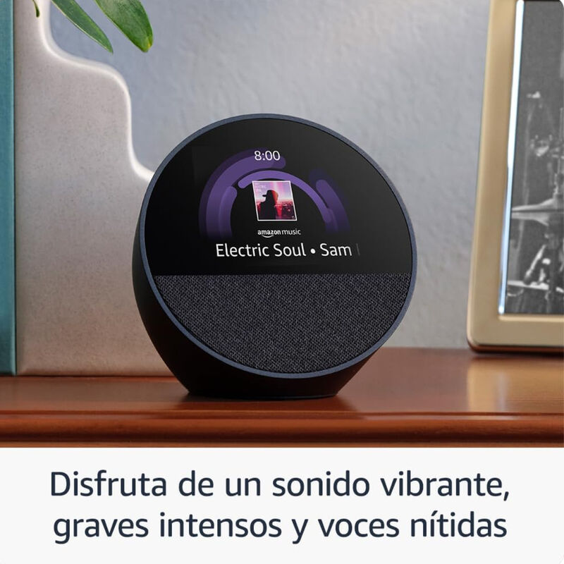 Bocina Inteligente Despertador Amazon Echo Spot... image number null