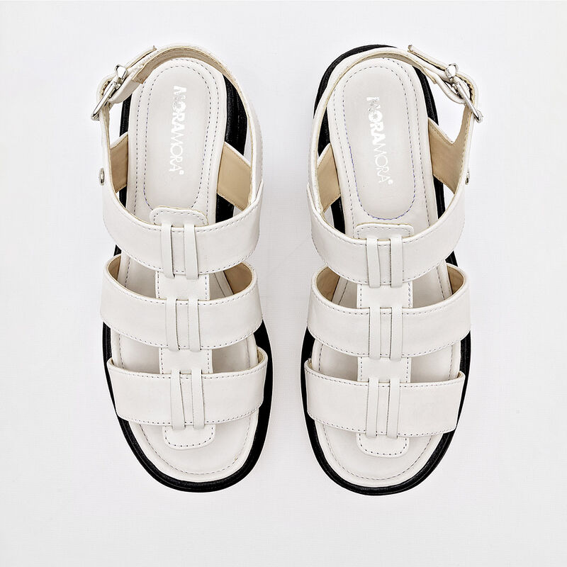 Moramora Sandalia para mujer latte image number null