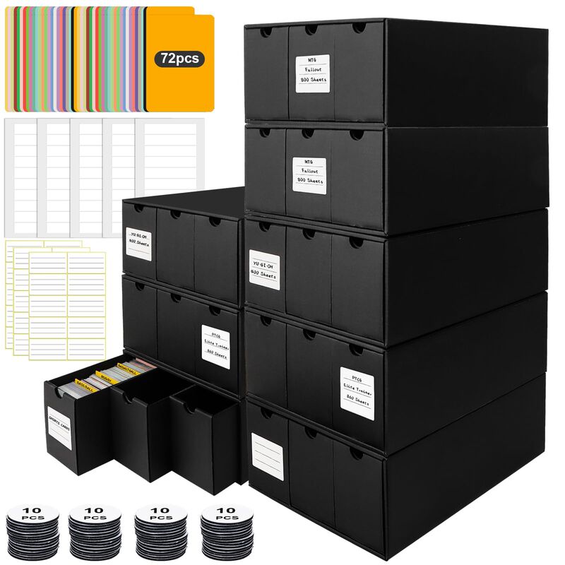 Caja De Almacenamiento Para Cartas Qlouni 600ct... image number null
