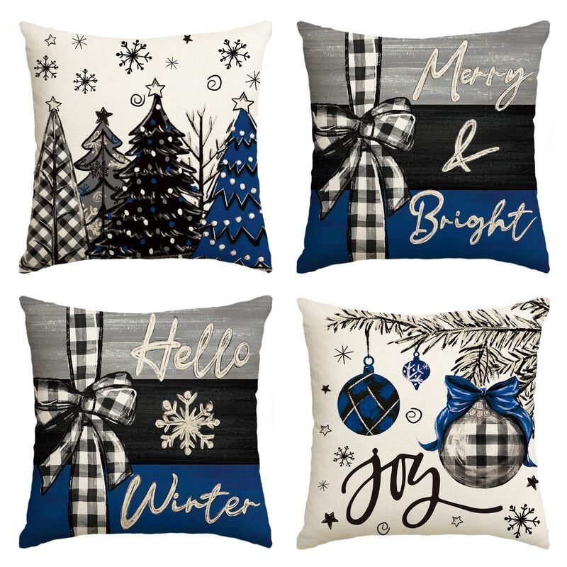 Juego De 4 Fundas De Almohada Avoin Colorlife P... image number null