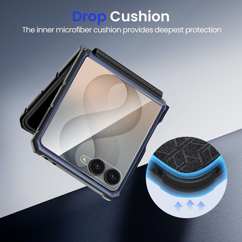 Funda Vego para Samsung Galaxy Z Flip 8 Azul co... image number null