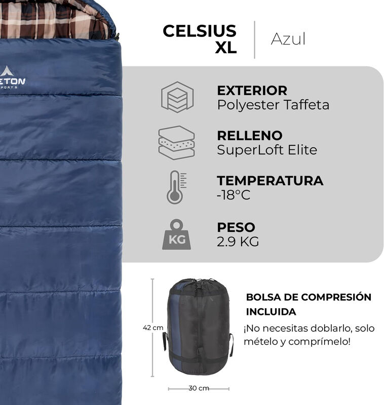 Sleeping ''celsius'' Xl -18&deg;c Cierre Izquierdo ... image number null