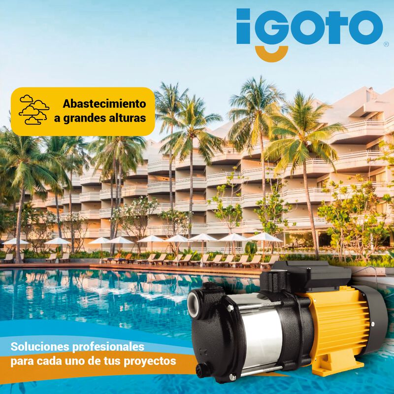 Bomba Centrifuga Multietapas 1hp Mh1500 Igoto C... image number null