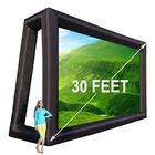 Pantalla De Proyector Inflable Fitnessandfun De 30 Pies Para Tv Y Pel&iacute;culas