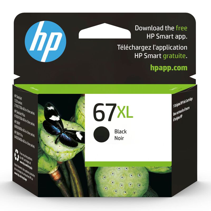 Cartucho De Tinta Hp 67xl Negro De Alto Rendimi... image number null