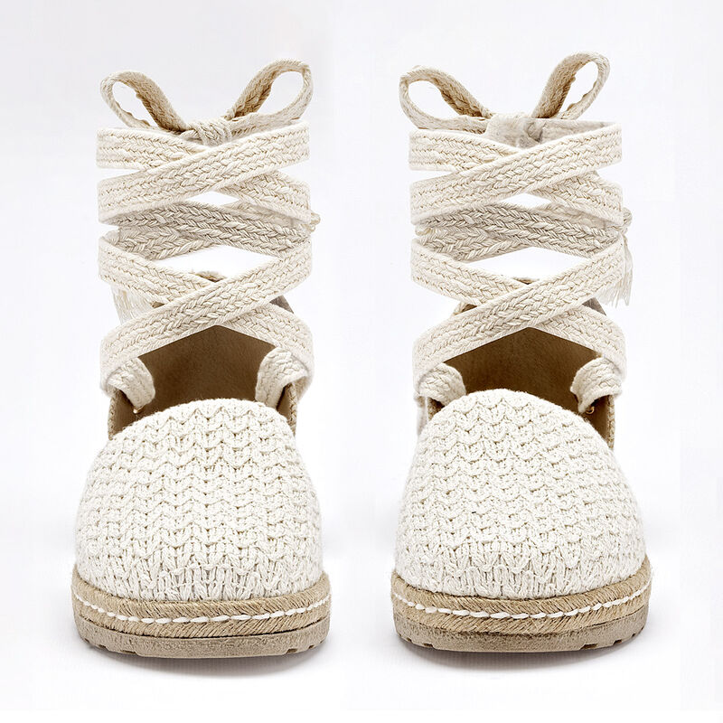 Mimar alpargata plataforma para mujer latte cod... image number null