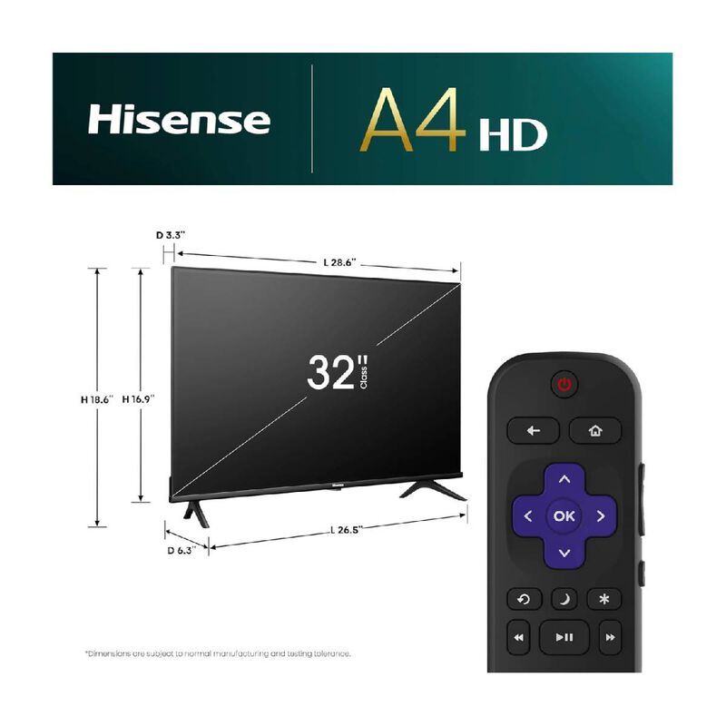 Pantalla TV HISENSE 32 LED 720P 60Hz SMART TV C... image number null