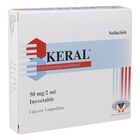 Keral 50mg/2ml caja con 3 ampolletas de 2ml soluci&oacute;n inyectable