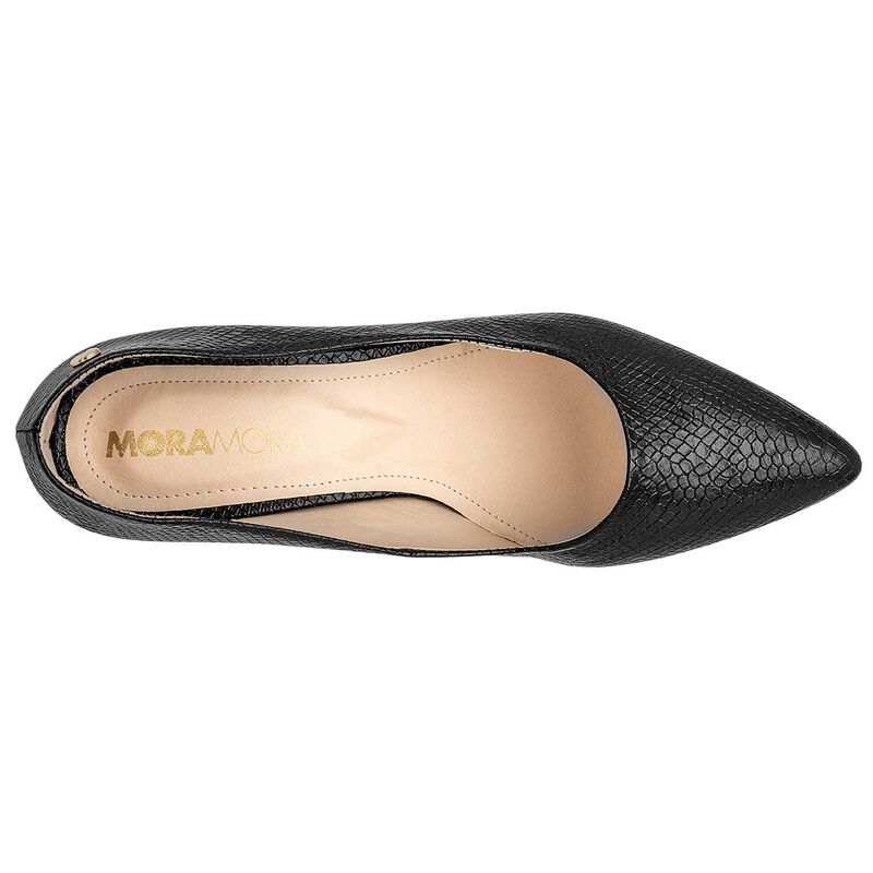 Moramora Zapatilla para mujer negro image number null