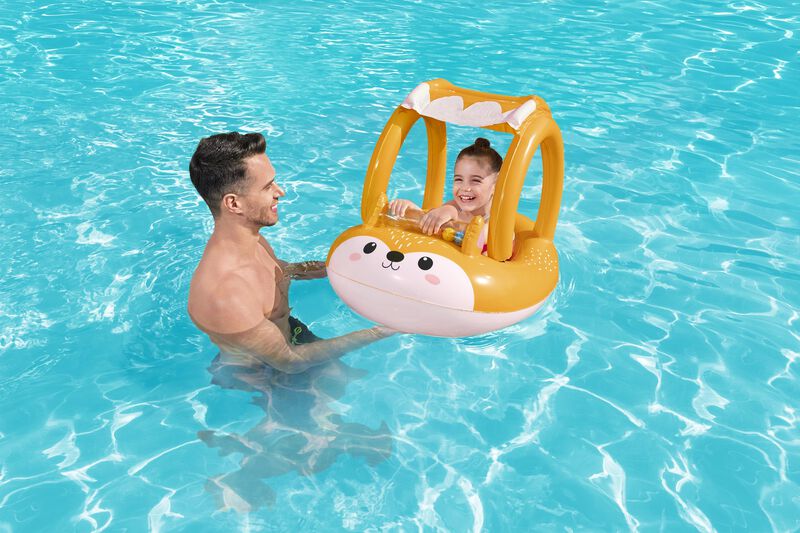 Barquito hinchable infantil con parasol Friendl... image number null